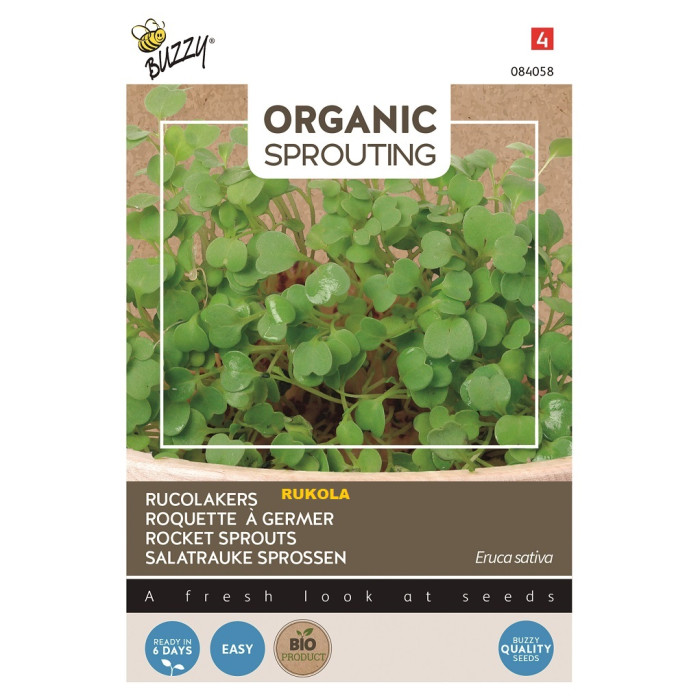 Rukola-Buzzy® Keimende Rucola-Kirschen aus biologischem Anbau (BIO)-BZ084058