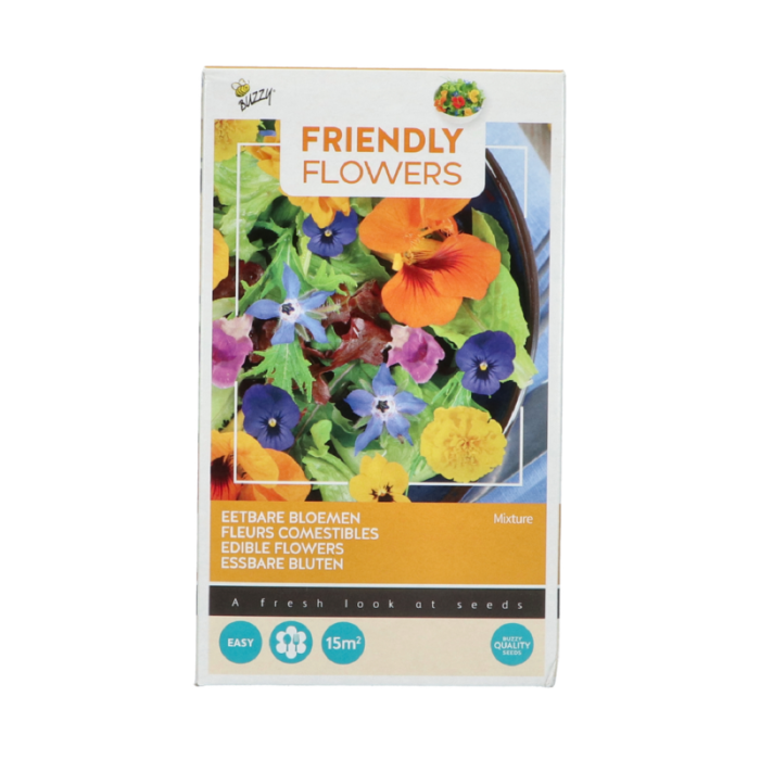 Jestivo cvijece-Buzzy® Friendly Flowers Eetbare bloemen 15m²-BZ085088