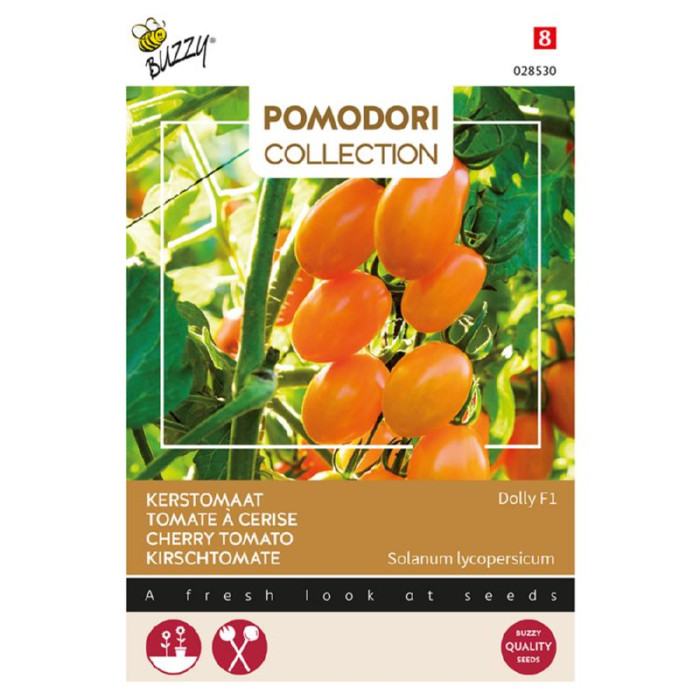 Paradajs-Chery-zuti--Buzzy® Pomodori, Kerstomaat Dolly F1-BZ028530